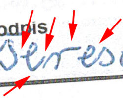 Badanie błędnej opinii grafologicznej - zdjęcie